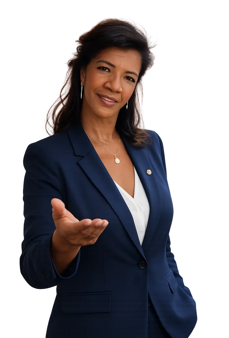 Cris Almeida, a Tia Cris, apresentando seus compromissos com a inclusão